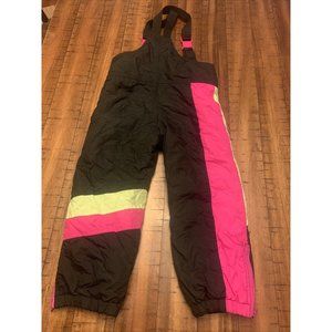 Winterwear electric kids sz M 6 snow bib Neon 80s 90s Vintage